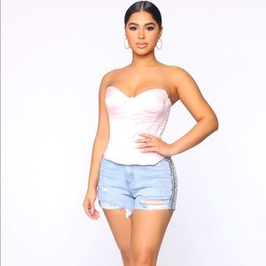 Fashion Nova brightest gem denim shorts